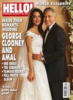 喬治克隆尼的婚禮照片在英美雜誌曝光