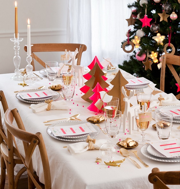 聖誕婚禮 餐桌佈置 主題婚禮 聖誕樹 蠟燭 